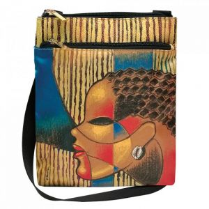 Composite Of A Woman Afrocentric Travel Purse
