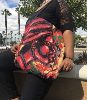Hear Me Now Afrocentric Woven Tote Bag #2