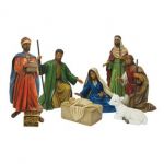 African American 7 pc Nativity Set