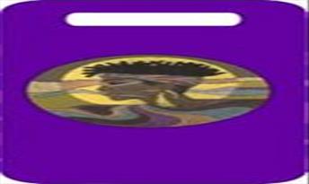 A K Profile African American Luggage Tag