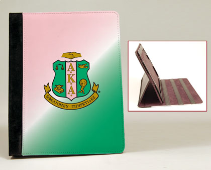 Alpha Kappa Alpha iPad Notebook Case with Stand