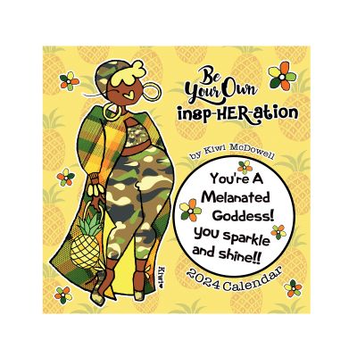 Be Your Own InspHERation 2024 Afrocentric Wall Calendar