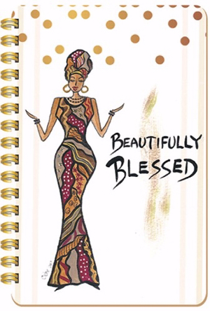 Beautifully Blessed African American Spiral Journal