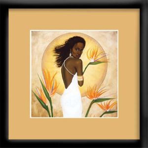 Dexter Griffin Bird of Paradise African American Framed Art