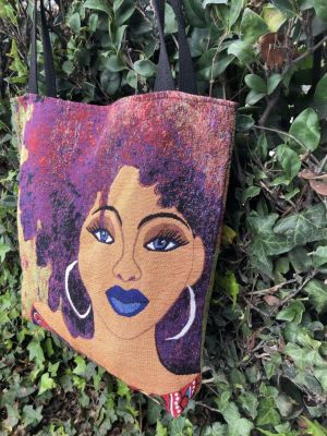 I Am Marvelously Made Afrocentric Woven Tote Bag #2