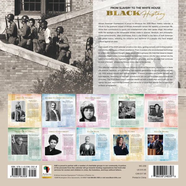 Black History 2026 Calendar #2