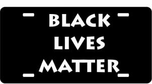 Black Lives Matter License Plate