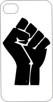 BLACK POWER Cell Phone Case