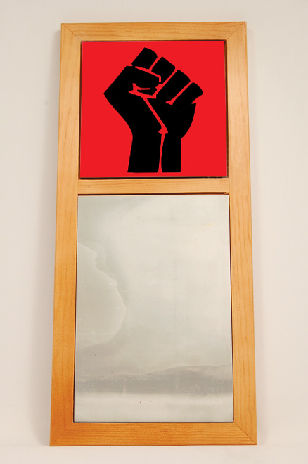 Black Power African American Wall Mirror