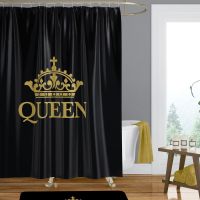 Black Queen Shower Curtain