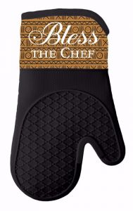 Bless the Chef Women Oven Mitt and Pot Holder #3