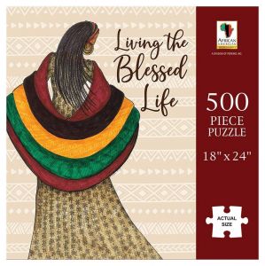 Living the Blessed Life African American Jigsaw Puzzle