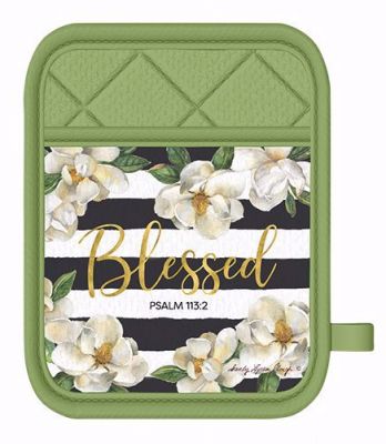 Blessed Magnolia Oven Mitt and Pot Holder #2