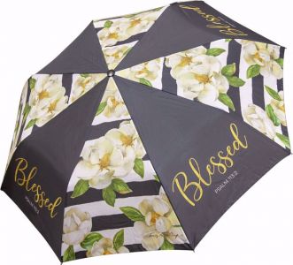 Blessed Magnolia Psalm 113:2 Flower Umbrella