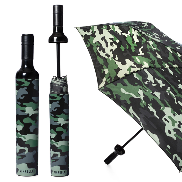 Vinrella Camo Wine Bottle Umbrella