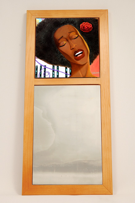 Chocolate Sunrise African American Wall Mirror