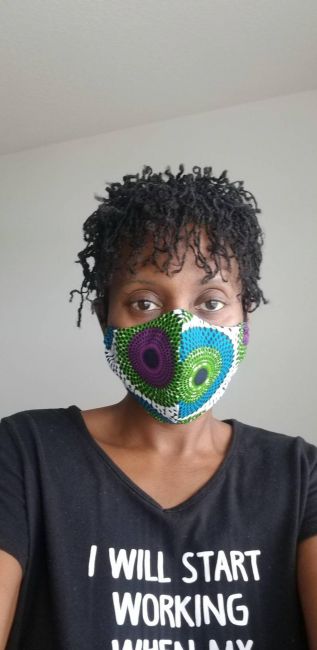 Circle of Colors Ankara African Print Stylish Face Mask