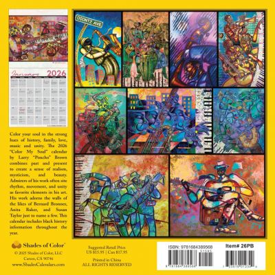 Color My Soul 2026 Afrocentric Calendar #2