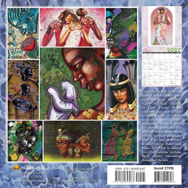 Color My Soul 2027 Afrocentric Calendar #2