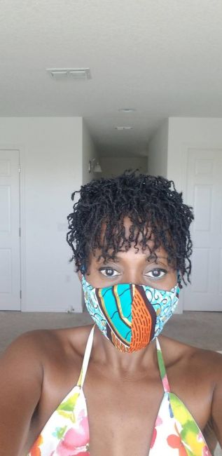 Colorful Ankara African Print Stylish Face Mask