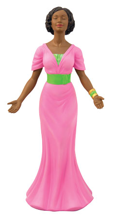 Count Your Blessings Women Who Worship Pink and Green African American Figurine