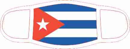 Cuba Flag Face Mask