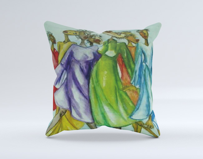 Danc'n Divas Throw Pillow