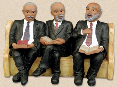 Deacon's Board Church Pew Collection Figurine