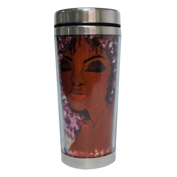 Everything Works Together African American Travel Mug