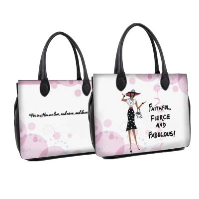 Faithful Fierce and Fabulous Black Art Bible Bag