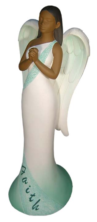 Faith Heavenly Virtues Angel Figurine