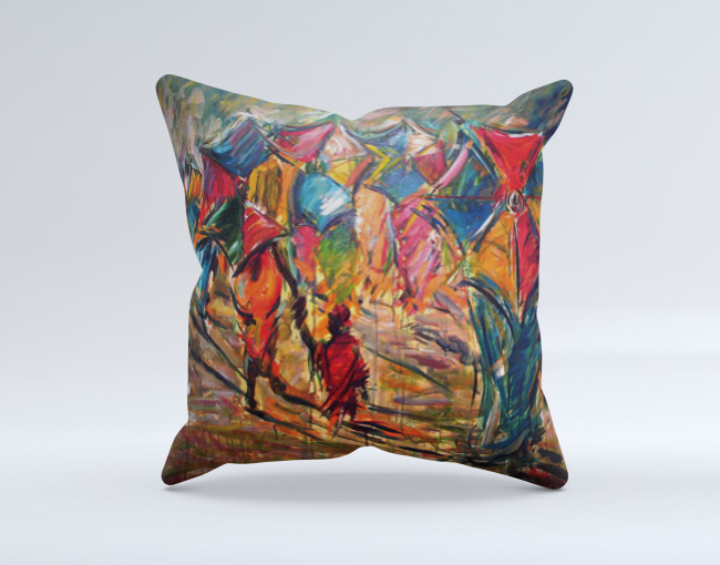 Festival Throw Pillow