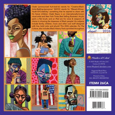 For the Culture 2026 Afrocentric Wall Calendar #2