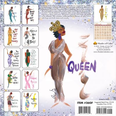 Girlfriends 2026 Afrocentric Wall Calendar #2