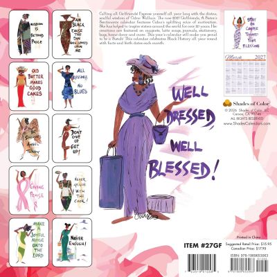 Girlfriends 2027 Afrocentric Wall Calendar #2
