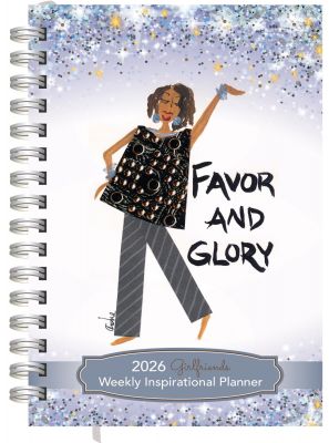 Girlfriends Favor and Glory 2026 Black Art Weekly Planner