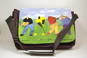 Big Boy Golf African American Art Laptop Bag