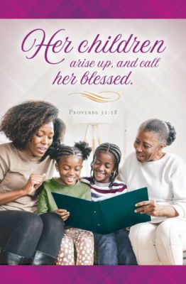Her Children Call Her Blessed African American Mothers Day Bulletin