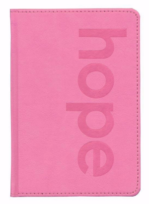 Hope Scripture Faux Leather Pocket Size Pink Journal