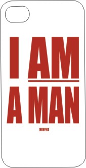 I AM A MAN African American Iphone case