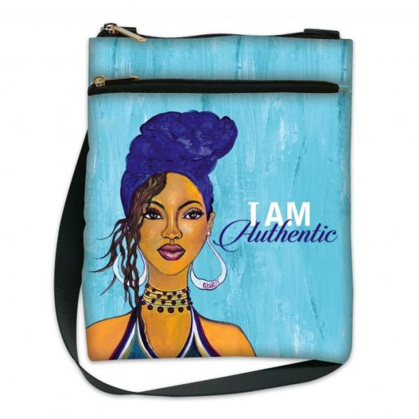I Am Authentic Afrocentric Travel Purse