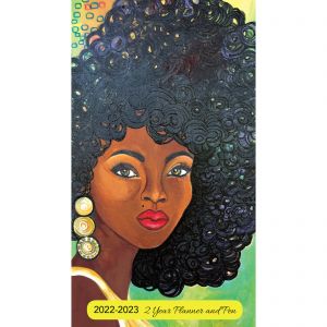 I am Legendary 2022 Black Art Two Year Checkbook Planner