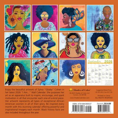 I Am Radiant 2026 Afrocentric Calendar #2