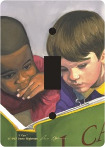 I Can Light African American Switch Plate Cover