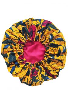 Jungle Bae Bonnet Bhabie Ankara Print  African Hair Bonnet #3