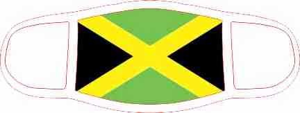 Jamaica Flag Face Mask