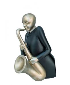 Jazz3 Sax in Silver Figurine
