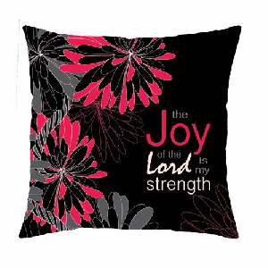 Joy of the Lord Message Pillow