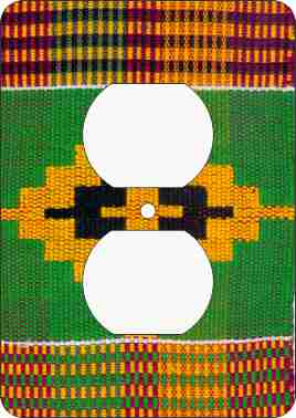 Kente Cloth Outlet Cover