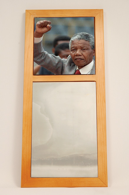Mandela Power Wall Mirror